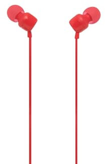 JBL T160 Tune In-Ear-Kopfhörer mit Mikrofon, kabelgebunden, Rot