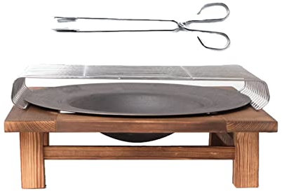 LCRACK BBQ-Grill, Retro Camping Vermenschlichen Kohlebecken tragbar Grill Draussen Feuerstelle Holzkohle Grillfeuer (Farbe : B)