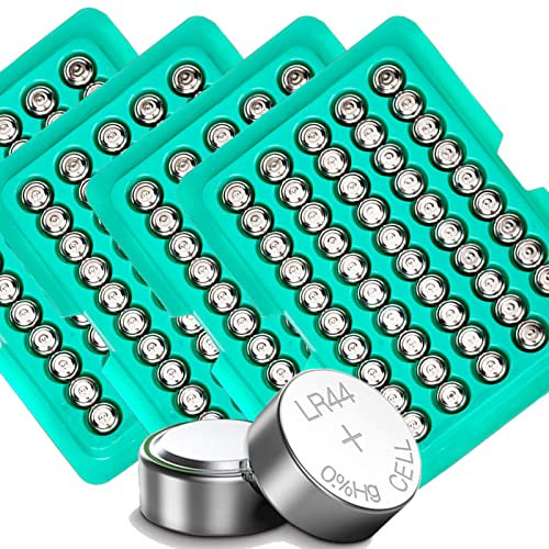 Alkaline Button Cell Batteries LR44 AG13 SR44 1.5V Coin Cell for Watches Toys Calculators 200-Pack A76 303 SR1154 357A L1154 SR1144 Battery