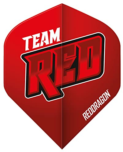 RED DRAGON Hardcore XT Team Red vs Team Blue Dart Flights (4 Sets Per Pack)