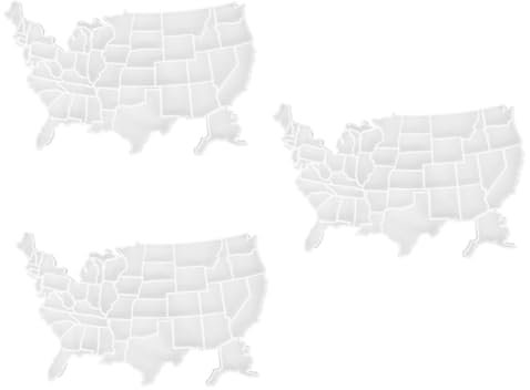 Operitacx Aufkleber 3st Usa-kartenschablone Schimmel In Den Usa Gibt Es Eisformen Molde De Para Resina Karte Der Vereinigten Staaten Von Amerika Harz Diy Kristall Kieselgel Halskette