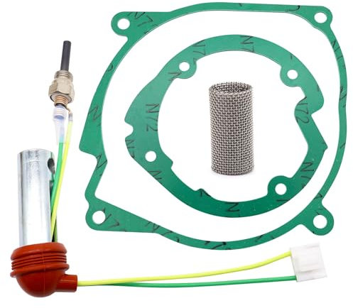 HISports Glühkerze für Dieselheizung, Kompatibel mit 12 V, 2 kW Auto-Luft-Diesel-Standheizung, Service-Kit mit Entfernungswerkzeug, Glühkerze, Keramikdichtungen, Siebe