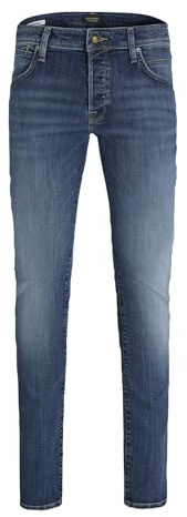 JACK & JONES Slim Fit jeans JJIGLENN JJORIGINAL CB 814 NOOS slim fit jeans, Blå2, 34W / 36L