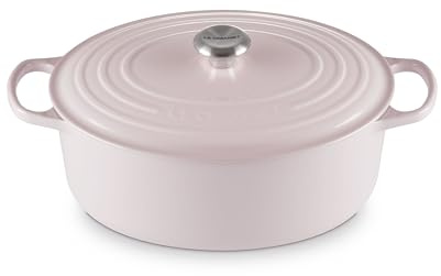 Le Creuset Enameled Cast Iron Signature Oval Dutch Oven, 8 qt., Shallot
