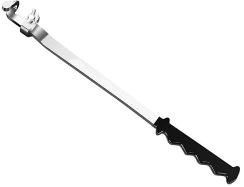 ZiStarlilife Clé dynamométrique en acier au chrome vanadium 500 mm, adaptateur de barre de disjoncteur robuste, pour boulons et écrous difficiles à atteindre (noir)
