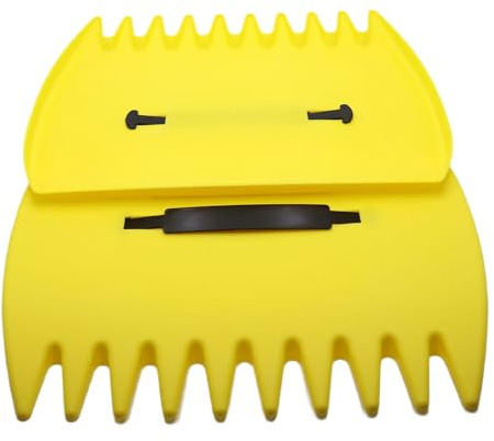 Laikoutd Rastrelli Portatili in Plastica Grandi Dimensioni per La Raccolta delle Foglie. Raccoglitore Foglie da Giardino. con Manico.