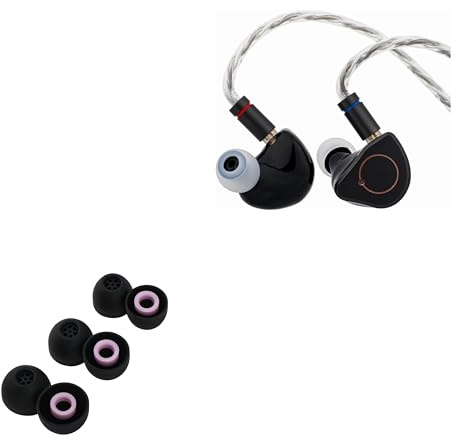 Linsoul SIMGOT SuperMix 4 1DD+1BA+1Planar+1PZT Cuffie ibride HiFi In Ear Monitor+Kiwi Ears Flex Earbud Tips, puntali di ricambio in silicone IEM