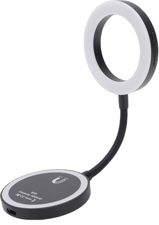 XUMIUZIY Luce di Riempimento del Telefono con Luce Circolare a LED | per Selfie Magnetica da 360 Gradi con Temperatura di Colore Regolabile 2500-6000K per la Fotografia