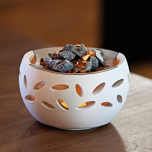 Monsterzeug Duftlampe mit Saunasteinen, Vitalofen mit Duftmischung, Wellness Geschenk