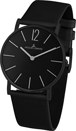 JACQUES LEMANS Damenuhr herrenuhr York Lederarmband - 1-2030I