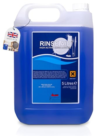 We Can Source It Ltd – 5L Professional Glasswasher & Dishwasher Rinse Aid – Fast-Drying, Streak-Free Finish, Anti-Limescale Formula – Ideal for Restaurants, Bars, Hotels & Commercial Kitchens