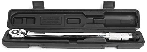 Aramox Drehmomentschlüssel, 1/2in 28-210Nm Drehmomentschlüssel Hochpräziser voreingestellter Ratschenschlüssel Autoreparaturwerkzeuge[Ohne Zubehör 1 / 2in Quick Release]