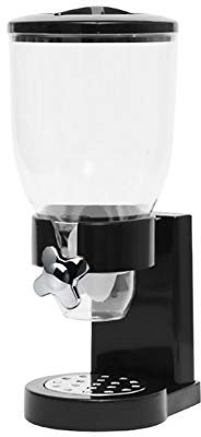 Clevoers Distributeur Plastique pour Aliments Secs Et Céréales - Distributeurs de Céréales - Cornflakes Dispenser - Idéal pour La Nourriture des Animaux Domestiques, Les Grains De Café, Etc.