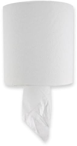 12 Stück, Papierhandtuchrollen, FRANZ MENSCH, 120m, weiß, 1-lagig, 6cm Kern | Recyclingpapier, Innenabwicklung, Papierrollen, Handtuchrollen, paper towel rolls, Waschraum, Hygiene, Spender
