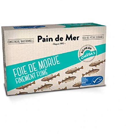 PAIN DE MER - Foie De Morue Bio Finement Fumé 120G