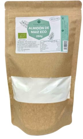 Planeta Huerto | Almidón de Maíz Sin Gluten Procedente de Cultivos Ecológicos de Grano 100% Natural 250 gr | Orgánico, Biológico, Apto Para Celíacos | Para Cocinar Salsas, Guisos, Postres, Masas y Más