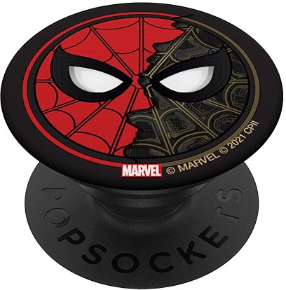 Marvel Spider-Man: No Way Home Spidey Mask PopSockets PopGrip Adhésif