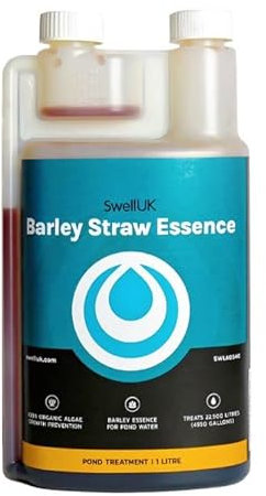 Swell Barley Straw Extract 1 Litre. Barley Straw for Ponds to act as Pond Cleaner and Algae Treatment