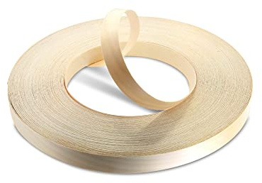 WoodPress® 22mm Birke Echtholz-Kantenumleimer zum Aufbügeln 50m