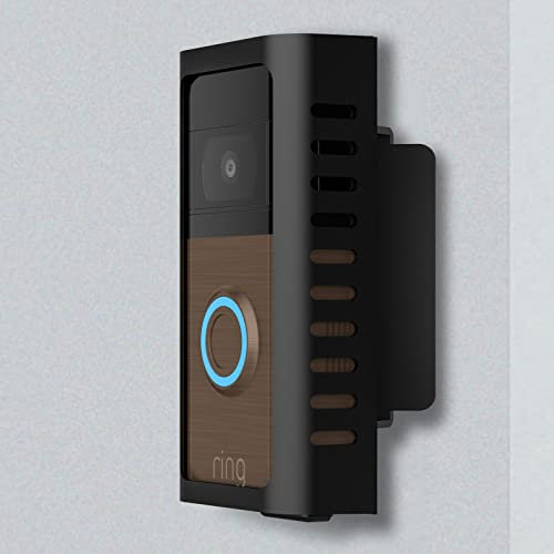 PUUUCI Anti-Theft Doorbell Mount with Adjustable Angle(45-135 Degrees), Upgraded Metal Bracket for Ring Battery Video Doorbell 1/2/3/3 Plus/4/(2020 Release) Cover Holder Not Block Doorbell Sensor