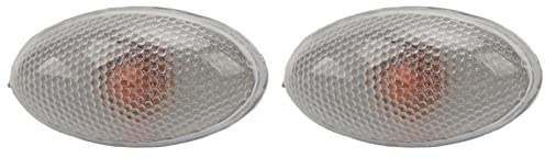 Feu de Position Latéral LED, Lumière Jaune Ambre, pour 206 407 607, 2 Pièces