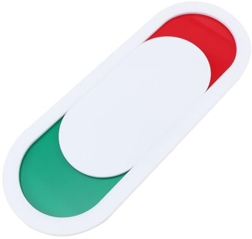 MAGICLULU Typenschild büro schild Leeres Schiebetürschild klebeschild grün rot Schieberegler-Datenschutzschild öffnen Plastikbesetztzeichen für Toilette Leerzeichen für Toilette Tipps x6
