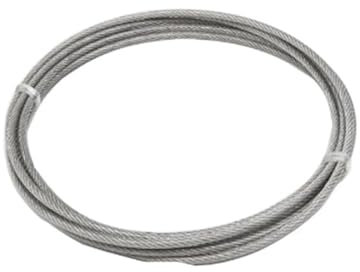 LIUCHUCHU Stahlseil 25 Meter 1/2/3/4mm 304 Stahldrahtseilkabel Wäscheleine rostfeste Edelstahldrahtseilseil-Trocknungsregal Anti-Diebstahl Drahtseil(Größe:3.0mm)
