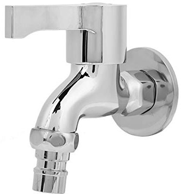 Einhand-Kaltwasserhahn, Wandmontierter Wasserhahn, Einzel-Kaltwasserhahn, G1/2 Zoll, 304 Edelstahl, Waschmaschine, Waschbecken, Einzel-Kaltwasserhahn, Wasserhahn für Badezimmer