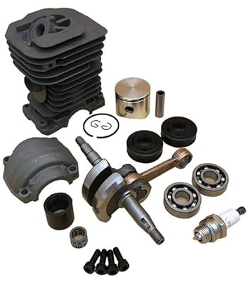 WgxzXyl 40mm Piston Cylinder Crankshaft Crank Bearing Oil Seal Engine Kit for 136 137 141 142 Gas Chainsaw Spares 530069941