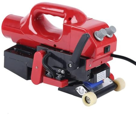 Tunnel Crawl Welding Machine,10cm Overlap Width Geomembrane Plastic Welding Machine PVC Welder 800W HDPE Geomembrane Liner Hot Wedge Welding Machine