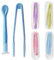 4 Pcs Contact Lens Remover and Inserter Tool,Plastic Contact Lens Remover,Portable Contact Lenses Remover Tool,with Tweezers,Storage Case,Suction Stick,for Travel Daily Outdoor(Pink,Purple,Green,Blue)