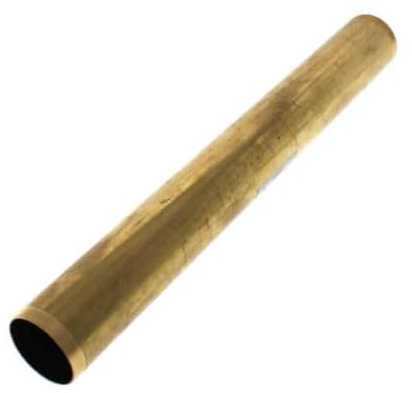 1-1/2 x 12, 17 Gauge, Slip Joint Threaded Tube (Rough Brass)