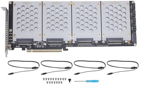 Adaptador U.2 NVME a PCIe 4.0, Admite U.2 NVME o Discos Duros de 2.5 Pulgadas, Componentes Internos de la Computadora de Disco Duro