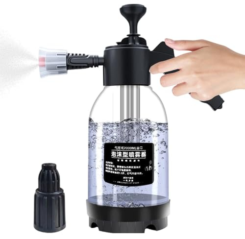 Pulverizador a Presión de Bomba - Botella De Agua Pulverizadora Multiusos A Presión Antifugas De 2 Litros,Pulverizador de Agua Nebulizada para Jardín - Para Limpieza de Coche, Hogar, Verduras, Balcón,