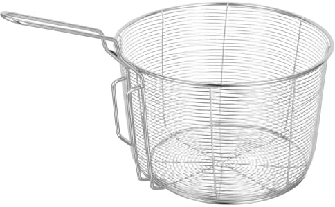 HOMSFOU Scolapasta in Metallo per Pentola Colino a Maglia Fina in Acciaio Inossidabile 304 Cucchiaio Colino per Spaghetti e Noodles Adatto a Cucina Professionale