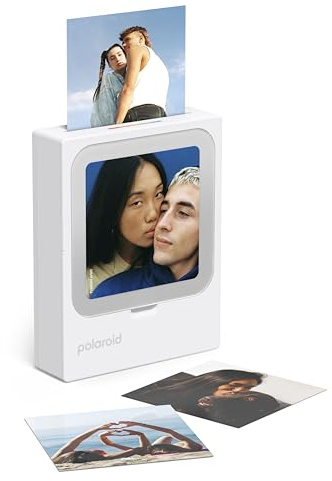 Polaroid Hi-Print 9196 - Stampante fotografica 3 x 3 con connessione Bluetooth, 10 fogli fotografici inclusi