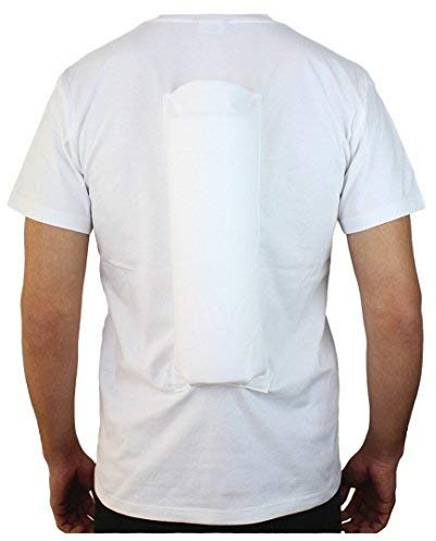 Comfort Anti-Schnarch-Shirt zur Verhinderung der Rückenlage im Schlaf. Unisex-Größe XXXL, Brustumfang 134 cm im FlexPoint Set mit Schlaftipp ABC