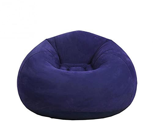 QIROG Sitztasche Stuhl Liege aufblasbare Faule Sofa Wohnzimmer Couch Ultra weich waschbar außerhalb komfortabler Schlafzimmerdekoration-Blau A.