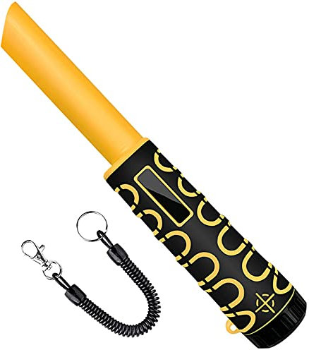 LTLWSH Détecteur de Métaux Professionnel, Pinpointer Détecteur de Métal Portable, IP68 étanches à l'eau et Haute Précision pour Or Argent Trésor,Parfait pour L'Aventure en Plein Air,Jaune