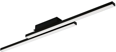 EGLO connect.z Smart-Home LED Deckenleuchte Fraioli-Z, ZigBee | App und Sprachsteuerung Alexa, Lichtfarbe einstellbar (warmweiß-kaltweiß), RGB, dimmbar, Alu Deckenlampe schwarz