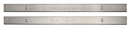 2 hojas de cepillado HSS 261x16,5x1,5mm Carpintería de un solo filo para 261mm HMS1070 Regresador JET JPT-10B Cepilladora Reemplazar, como se muestra