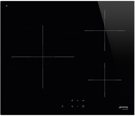 SMEG SI2631D, Plaque de cuisson à induction UNIVERSAL, Black glass