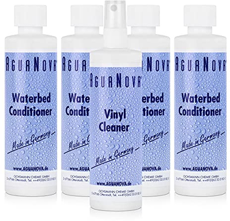 4x AguaNova Wasserbett Conditioner, 1x Vinyl Cleaner