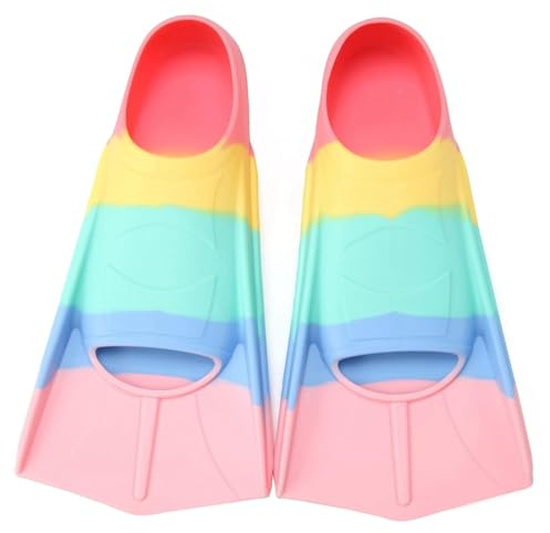 Azuunye Kinder Schwimmflossen Jugend Kurzblatt Trainingsflossen