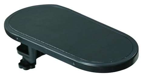 Verstellbare Handgelenkauflage | Handgelenkstütze | Klemme Schreibtisch-Handauflage, verstellbare Armlehne, Schreibtischtischarmstütze, Handgelenkstützpolster und drehbare Schreibtischverlängerung für
