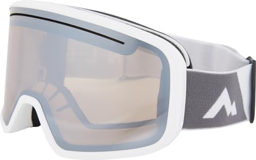 McKinley Herren Base Plus Mirospec2 Skibrille, White/Grey, One Size