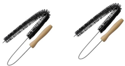 GLSTOY 2pcs Lint Brush Dryer Vent Cleaning Tool Flexible Pipe Cobweb Brush Extendable Shaft for Home Appliances