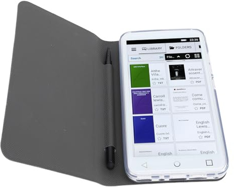 5-Zoll E-Book Reader, Farb-Touchscreen Display, E-Reader für PDF, EPUB, EPUB3 und MOBI Dateien