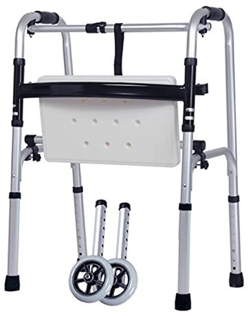Gehhilfe für Senioren Rollator Gehhilfe für ältere Menschen Gehhilfe für Behinderte Armlehne Zusätzliche Gehhalterung Klappbarer Gehhilferahmen Gehhilfen für Behinderte,C Star of Light Run Forward