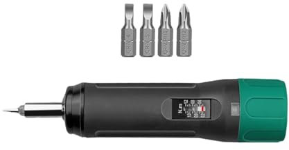 Torque Screwdriver 0.6Nm-6Nm Torque Driver Electrician Tool Adjustable Driver Torque Wrench Bit Included